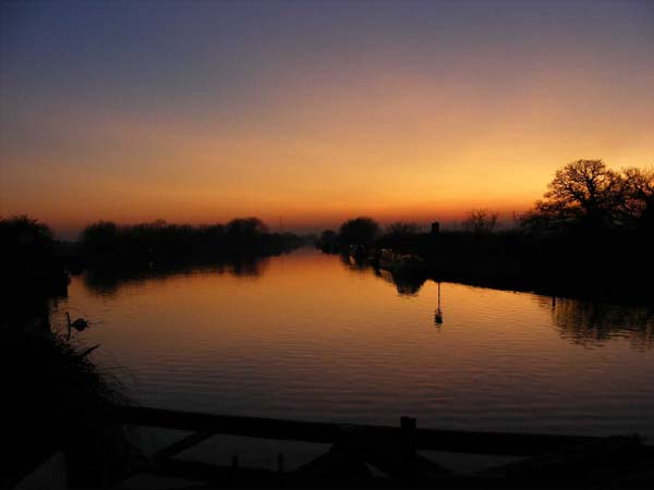 Dusk From Parkend Bridge