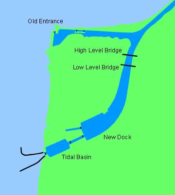 Map of Sharpness Docks