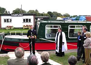 Naming the boat Leonard Matchan